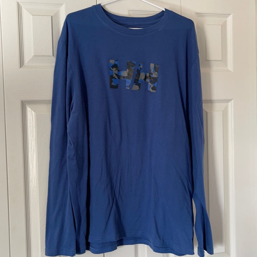 Mens Helly Hansen Long Sleeve Shirt Size 2XL Regular 🔥🔥